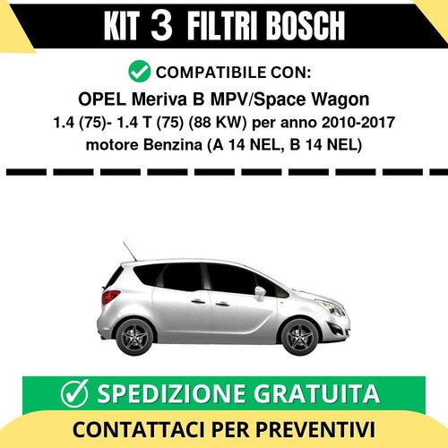 Kit filtri bosch opel meriva - filtri,