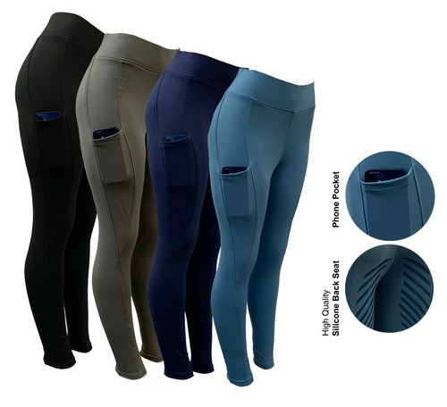 Collant equitazione con tasca