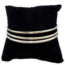 3 Bracciali bangle cerchi in