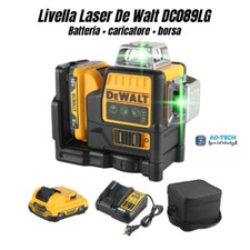 LIVELLA LASER DeWALT 12 Linee 3x360 gradi con BORSA+BATTERIA 12V+CARICATORE ?