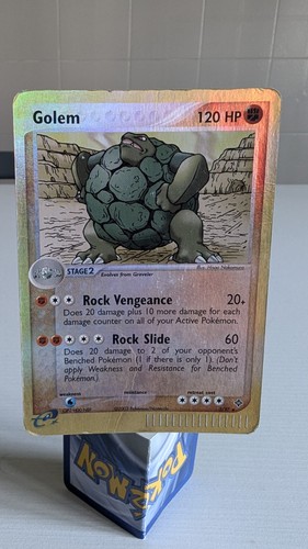 Carta pokemon golem ex - carta,
