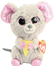 TY TOPO SQUEAKER OCCHI GRANDI VINTAGE peluche PUPAZZO COLLEZIONE CM 15 MOUSE