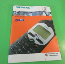 Manuale uso libretto istruzioni italiano per Cellulare telefono Siemens C35 C35i