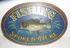 Fishing Spoken Here Oval