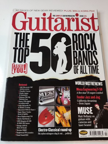 Guitarist magazine july - july, 2005