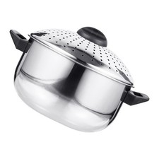  Pentola per noodles multifunzionale in acciaio inox, pentola per cucinare in