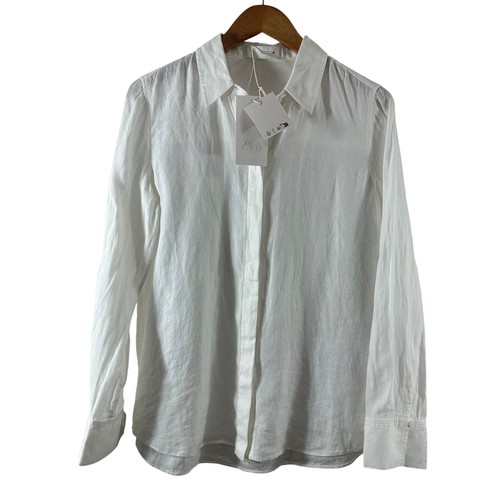 Camicia donna zara bianca - zara, 100%