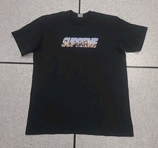 T-shirt nera Supreme New York City Twin TOWERS Tribute 9/11 taglia LARGE 