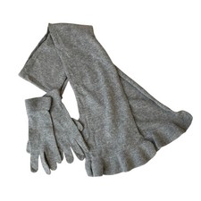 Set sciarpa e guanti in