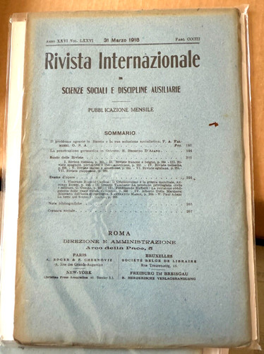 Rivista internazionale - rivista,
