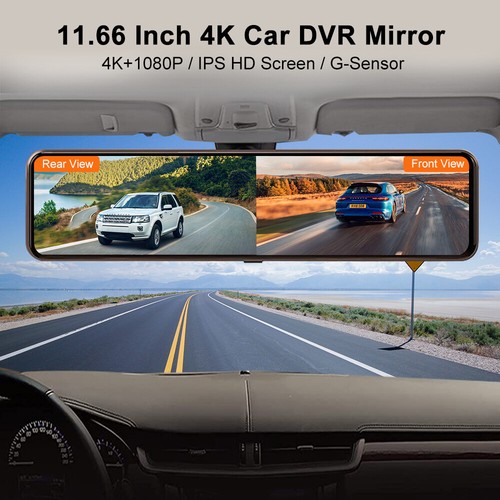 Specchio dvr auto 4k - 11,66",