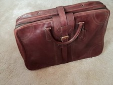 Valigia vintage anni 70 di vera pelle ottimo stato. Misura  cm60 x cm40 x cm15