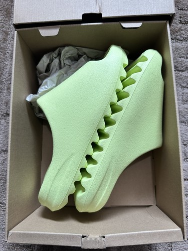 Adidas yeezy slide glow - slide, green