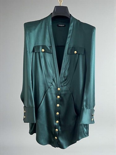 Abito donna balmain verde - abito, 40