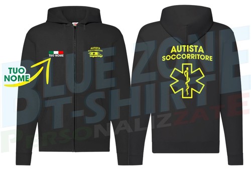 Felpa autista soccorritore - autista,