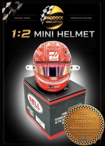 Casco haas esteban ocon - f1,