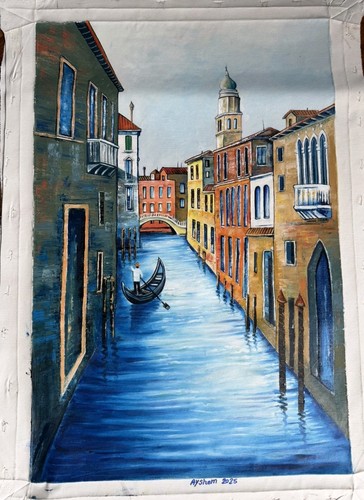 Dipinto originale venezia - dipinto, di