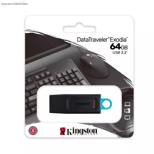 Kingston pendrive 64gb - kingston, exodia