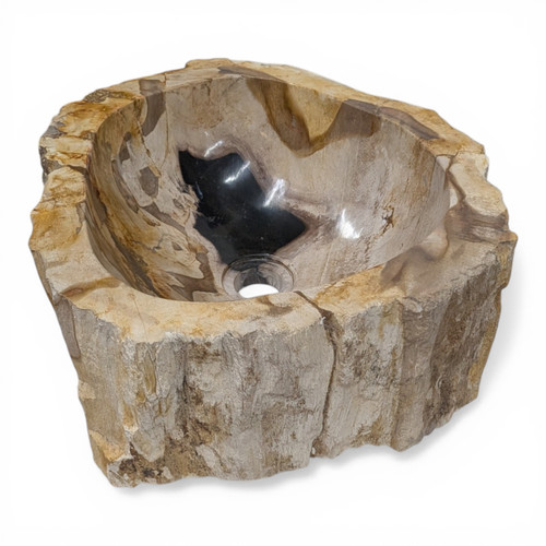 Lavabo legno fossilizzato - lavabo,