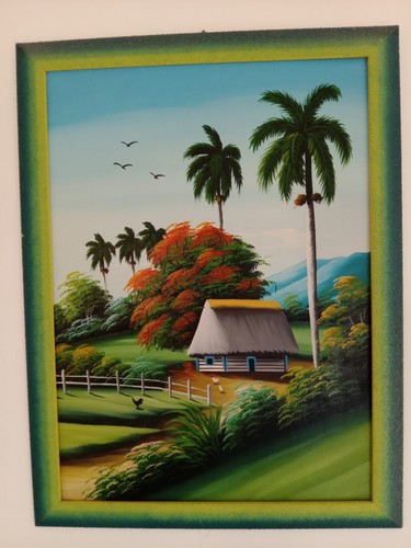 Quadro tropicale originale - , su