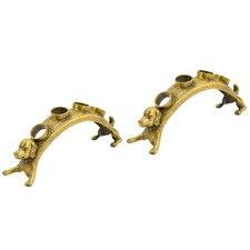  2 Pezzi Antico Portabottiglie