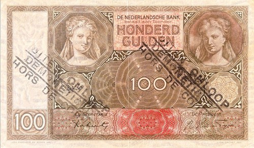 Olanda 100 fiorini 51c - olanda, fiorini,