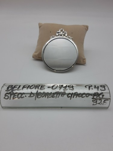 Specchio con fiocco argento - specchio,