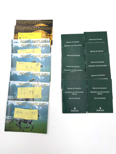 Rolex datejust booklet - rolex,