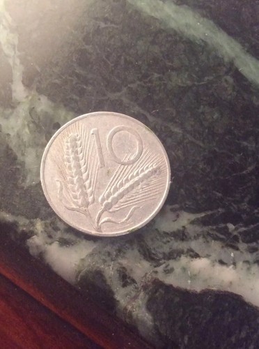 Moneta rara lire del - di, 10