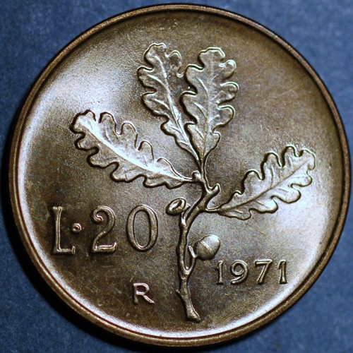 Italy lire 1971 97 - 1971, km# 97