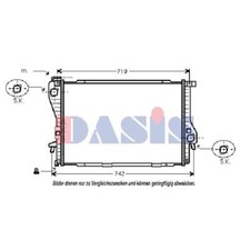 Radiatore Acqua per BMW 5er