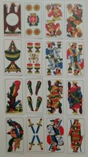 Mazzo carte gioco - carte, regionali