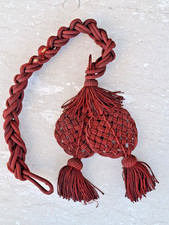 CORDELLINE-French Nepolenic Rachets Cords Shako Red Colour-ORIGINA-world-ant-WW1