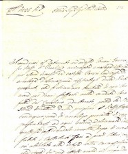 1836 PERGOLA (PU) Francesco MAZZI in carcere per vendita di zucchero adulterato