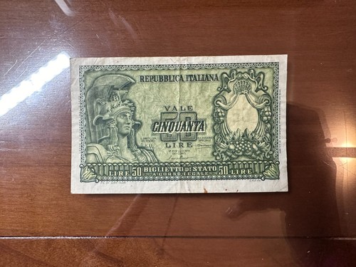 Repubblica banconota lire - repubblica, 50