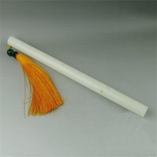 Flauto cinese in giada bianca