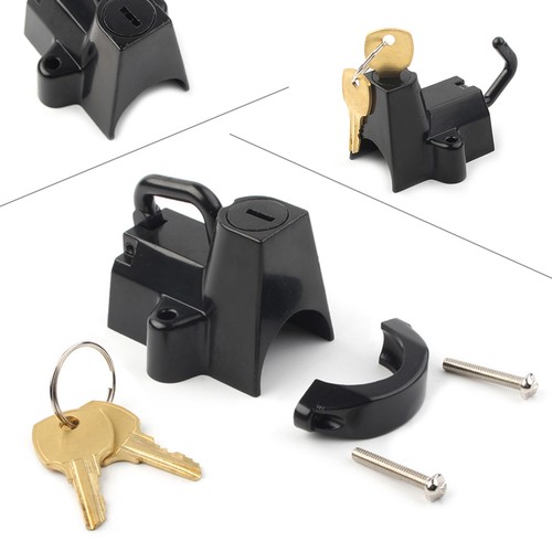 Blocco casco moto nero - 1x, per