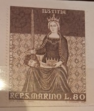 FRANCOBOLLO REPUBBLICA DI SAN