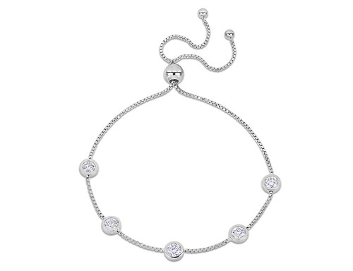 Bracciale bolo moissanite - bolo, 1,25