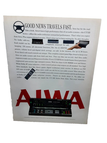 Pubblicità stampa autoradio - stampa,