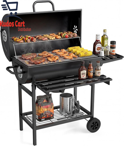Carrello barbecue carbone - carrello,