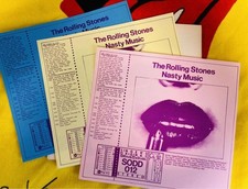 Rolling Stones Nasty Music 3LP Record & Jacket Set Used