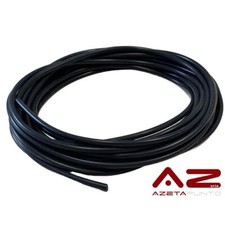 tubo in silicone Nero 3mm