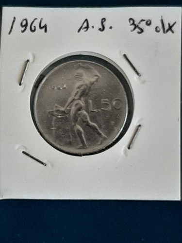 Moneta repubblica lire - repubblica, 1964
