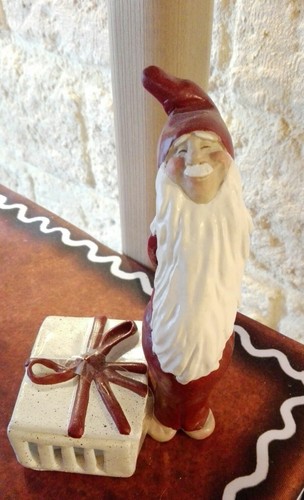 Babbo natale con scatola - babbo,