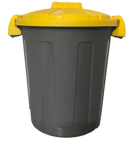 Bidone rifiuti con coperchio - bidone,