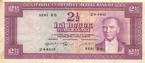 Turchia lire 1 1955 - 2,