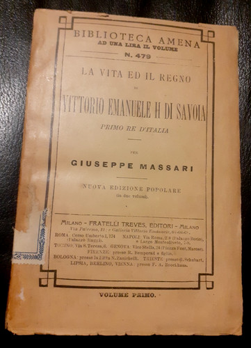 Giuseppe massari vita ed - -,
