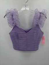 Canotta ritagliata Zara viola