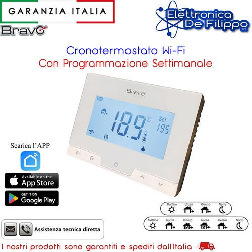 Cronotermostato digitale - digitale, da